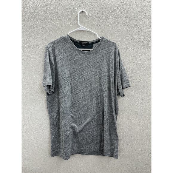 Banana Republic Mens Shirt Size XL Moisture Wicking Short Sleeve Gray - Picture 1 of 9